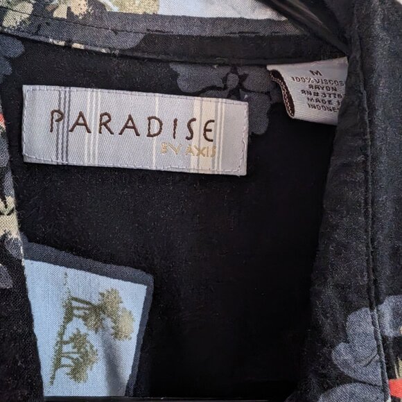 PARADISE by AXIS Mens Hawaiian short sleeve - Picture 2 of 5